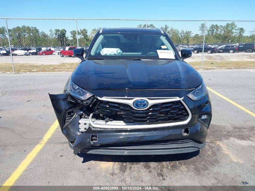 5TDAARAH1PS519155 2023 Toyota Highlander Hybrid Xle Bronze