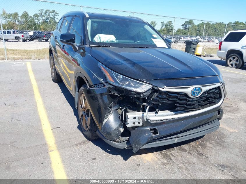 5TDAARAH1PS519155 2023 Toyota Highlander Hybrid Xle Bronze