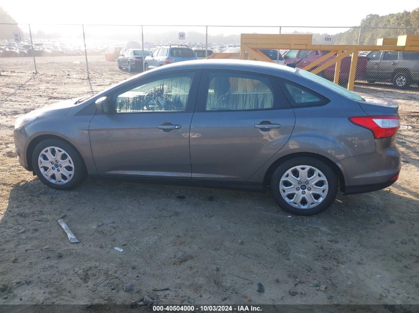 2012 Ford Focus Se VIN: 1FAHP3F24CL322805 Lot: 40504000