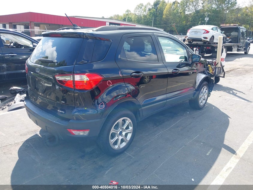 VIN MAJ6P1UL4JC247012 2018 FORD ECOSPORT SE