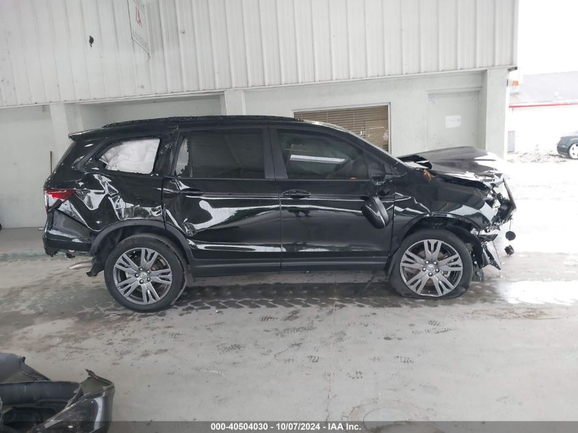 2022 Honda Pilot Sport VIN: 5FNYF5H38NB007283 Lot: 40504030