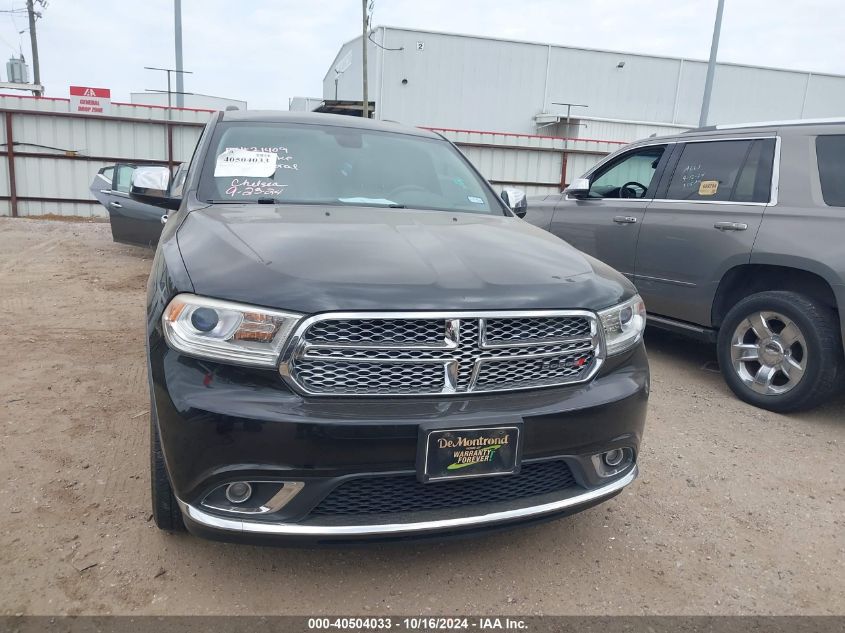 2016 Dodge Durango Sxt VIN: 1C4RDHAG0GC371691 Lot: 40504033