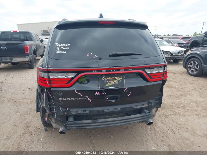 2016 Dodge Durango Sxt VIN: 1C4RDHAG0GC371691 Lot: 40504033