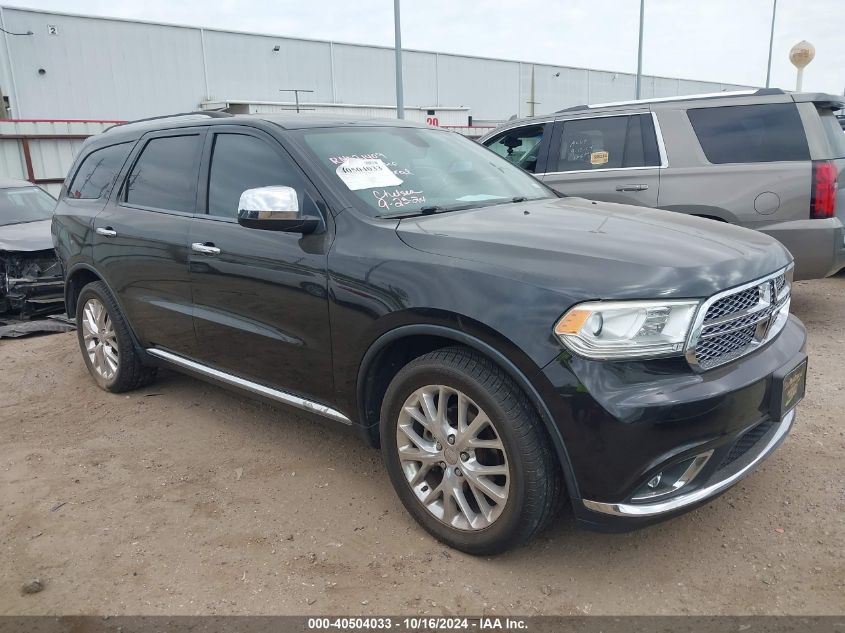 2016 Dodge Durango Sxt VIN: 1C4RDHAG0GC371691 Lot: 40504033