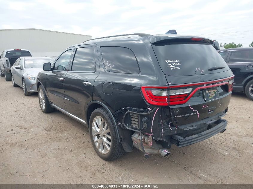 2016 Dodge Durango Sxt VIN: 1C4RDHAG0GC371691 Lot: 40504033