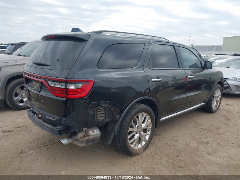 2016 Dodge Durango Sxt VIN: 1C4RDHAG0GC371691 Lot: 40504033