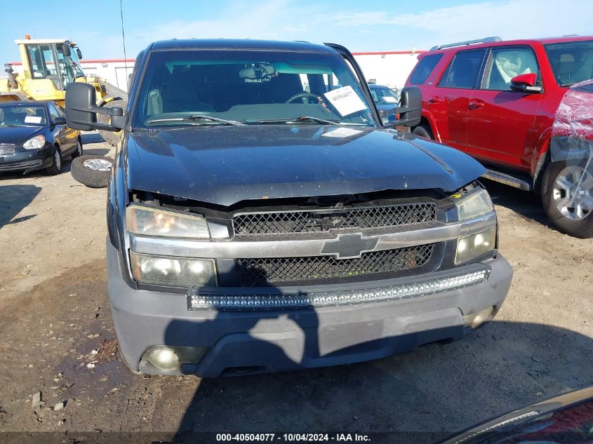 2003 Chevrolet Avalanche 1500 VIN: 3GNEK13T23G134401 Lot: 40504077