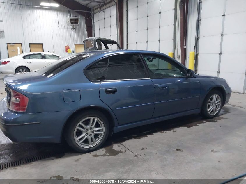 4S3BL626256214612 2005 Subaru Legacy 2.5I Limited