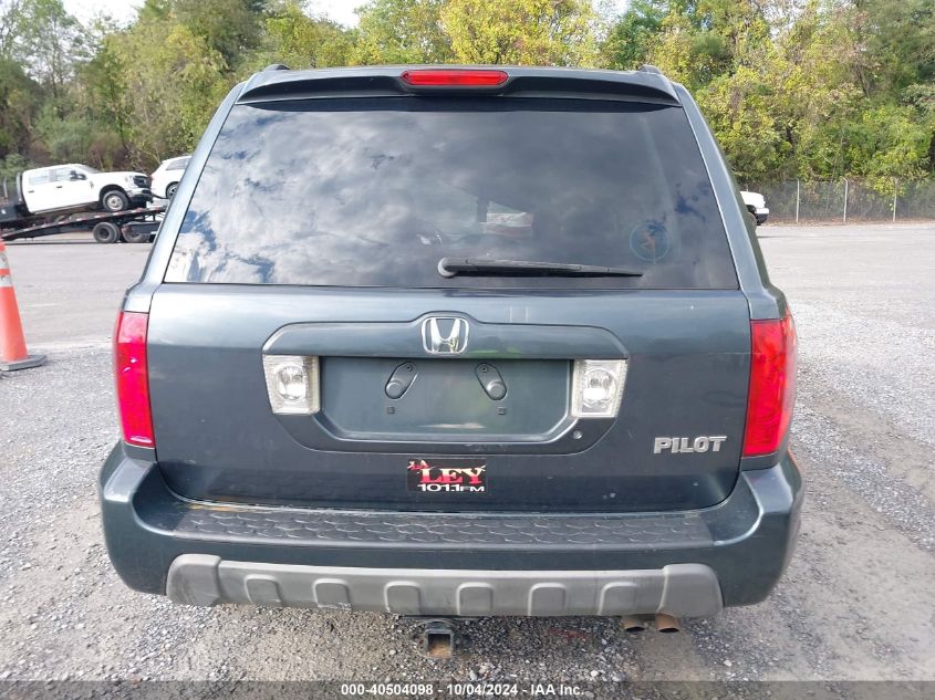 5FNYF18625B064968 2005 Honda Pilot Ex-L