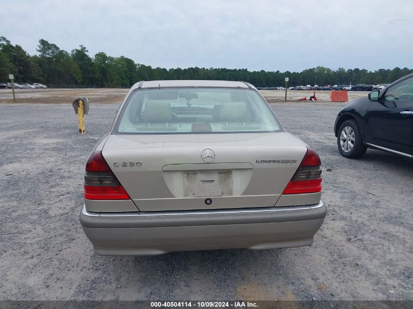 1999 Mercedes-Benz C 230 Kompressor VIN: WDBHA24GXXA768428 Lot: 40504114