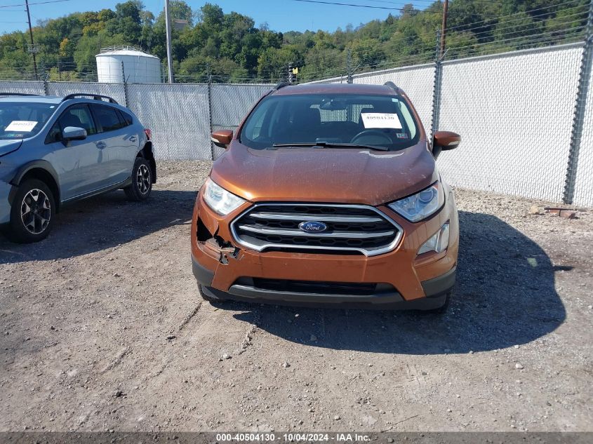 2018 Ford Ecosport Se VIN: MAJ6P1ULXJC195224 Lot: 40504130