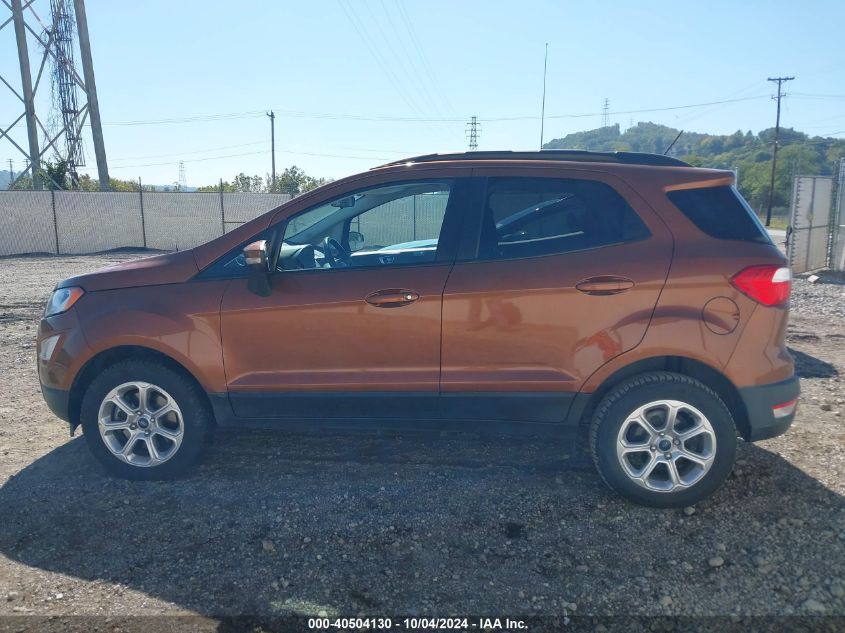 2018 Ford Ecosport Se VIN: MAJ6P1ULXJC195224 Lot: 40504130