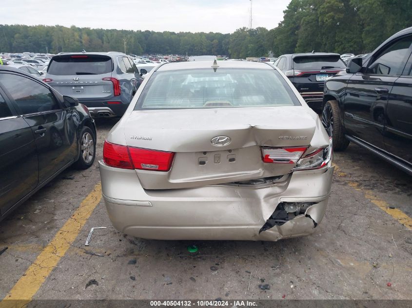 2010 Hyundai Sonata Gls VIN: 5NPET4AC4AH643338 Lot: 40504132