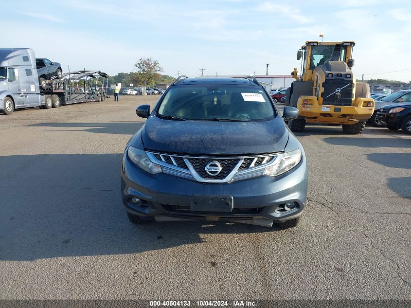 JN8AZ1MW1CW220686 2012 Nissan Murano Sl