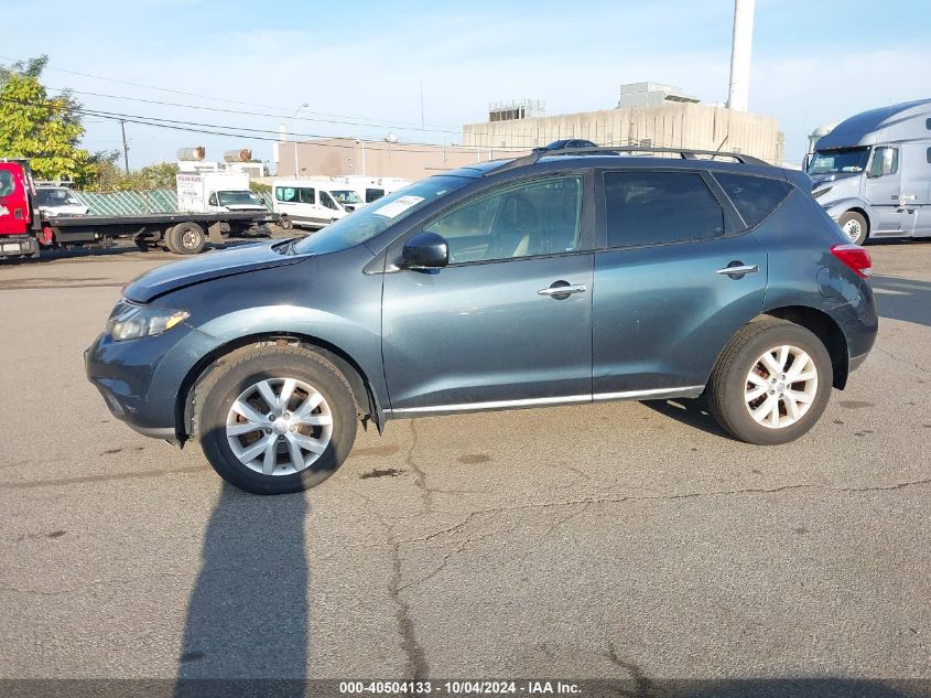 JN8AZ1MW1CW220686 2012 Nissan Murano Sl