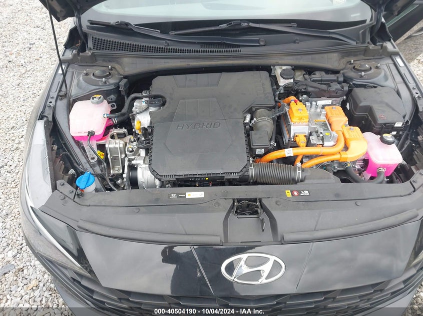 KMHLM4AJ6PU081911 2023 Hyundai Elantra Hybrid Blue