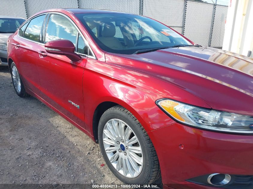 3FA6P0LU0FR167946 2015 Ford Fusion Hybrid Se