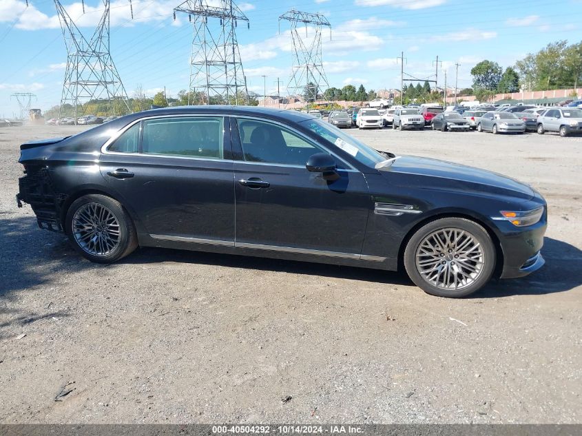 2021 Genesis G90 3.3T Premium Awd VIN: KMTF34PA0MU084831 Lot: 40504292