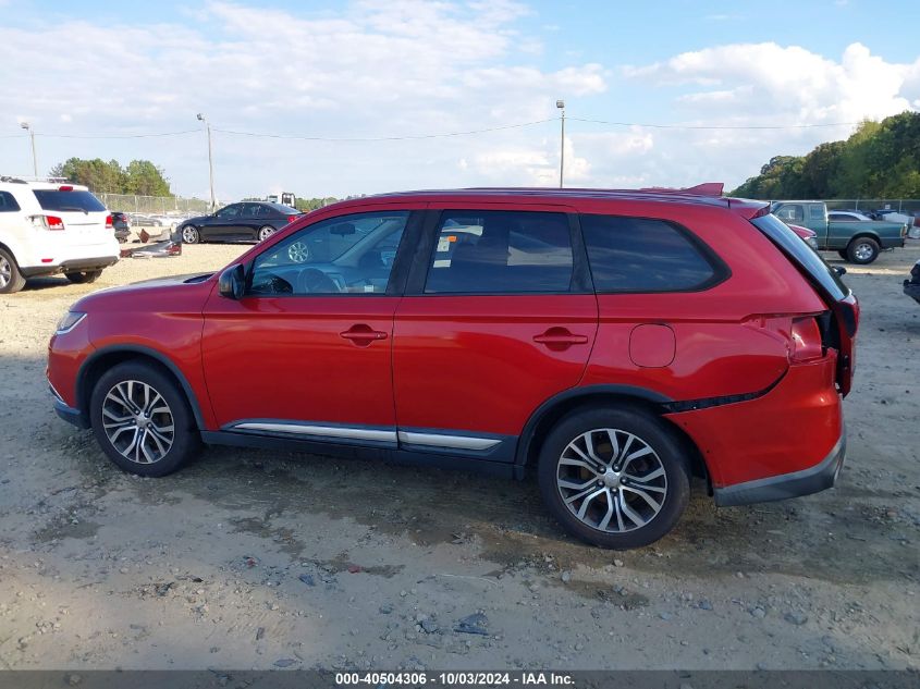 2017 Mitsubishi Outlander Es VIN: JA4AD2A38HZ011309 Lot: 40504306