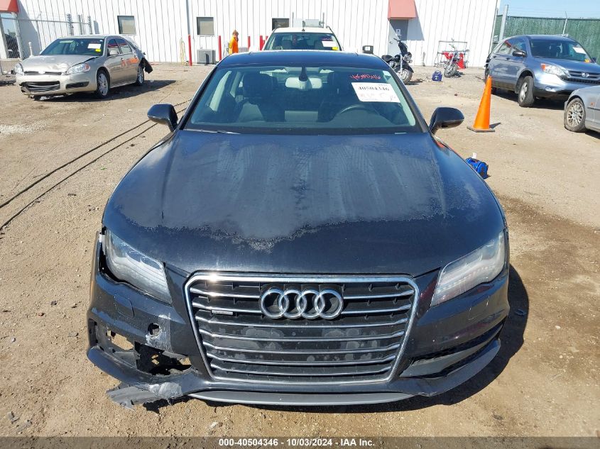 2012 Audi A7 Premium VIN: WAU2GAFC3CN091359 Lot: 40504346