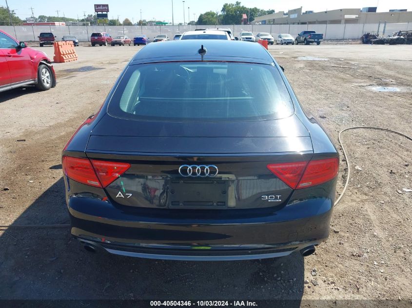 2012 Audi A7 Premium VIN: WAU2GAFC3CN091359 Lot: 40504346