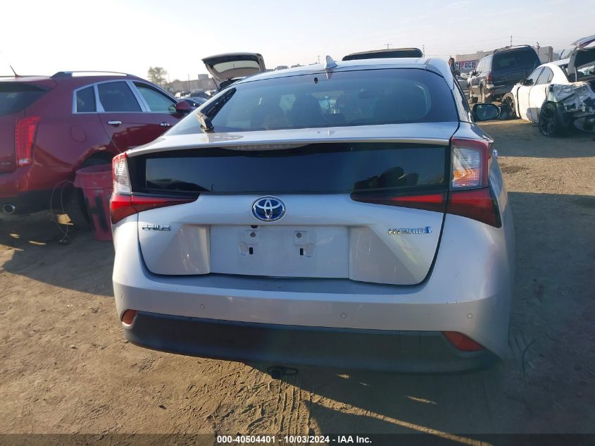 2019 Toyota Prius Le VIN: JTDKARFUXK3076525 Lot: 40504401