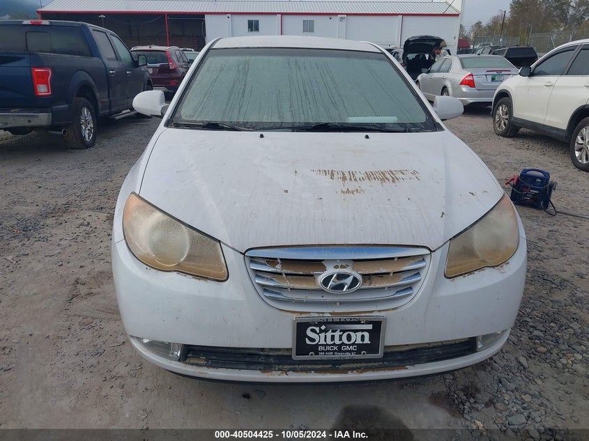 KMHDU4AD3AU851309 2010 Hyundai Elantra Blue/Gls/Se