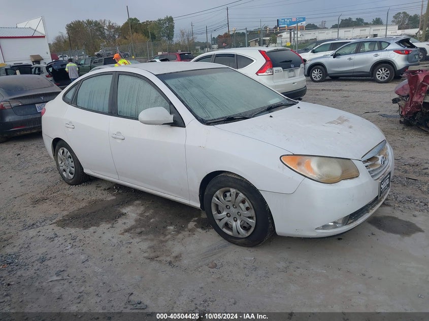 KMHDU4AD3AU851309 2010 Hyundai Elantra Blue/Gls/Se