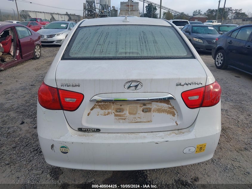 KMHDU4AD3AU851309 2010 Hyundai Elantra Blue/Gls/Se