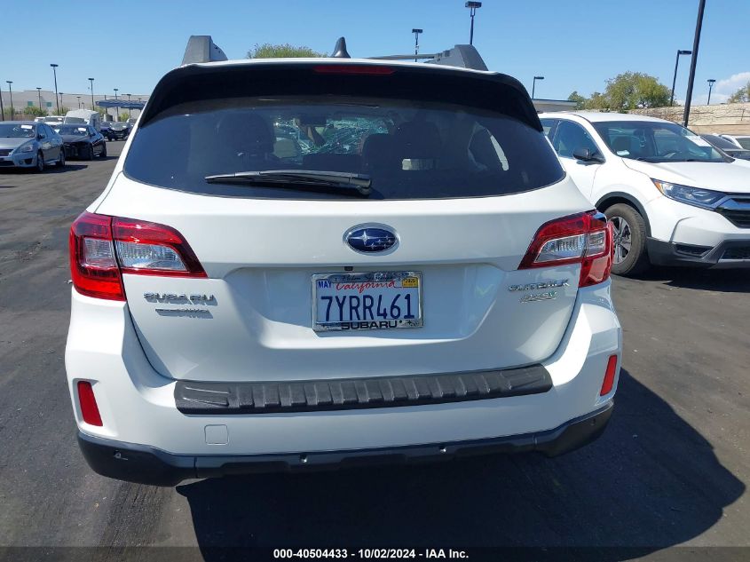 2017 Subaru Outback 2.5I Limited VIN: 4S4BSANC2H3381089 Lot: 40504433