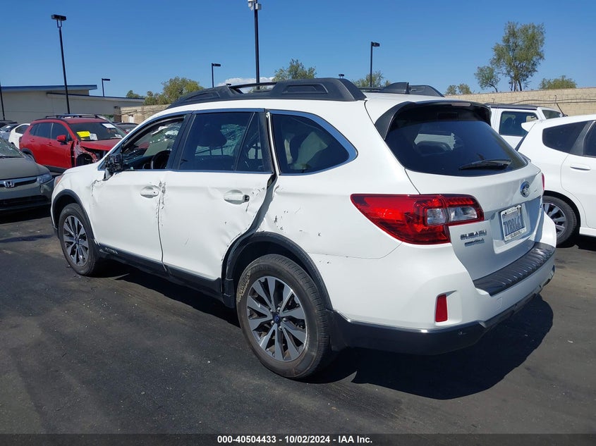 VIN 4S4BSANC2H3381089 2017 SUBARU OUTBACK 2.5I LIMITED