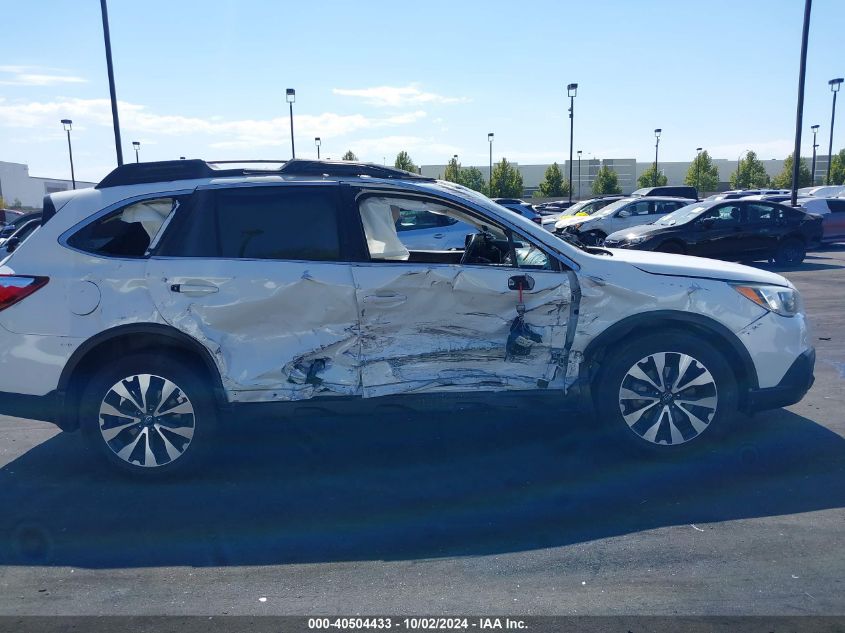 2017 Subaru Outback 2.5I Limited VIN: 4S4BSANC2H3381089 Lot: 40504433