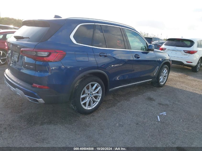 VIN 5UXCR4C01L9B00051 2020 BMW X5, Sdrive40I no.4