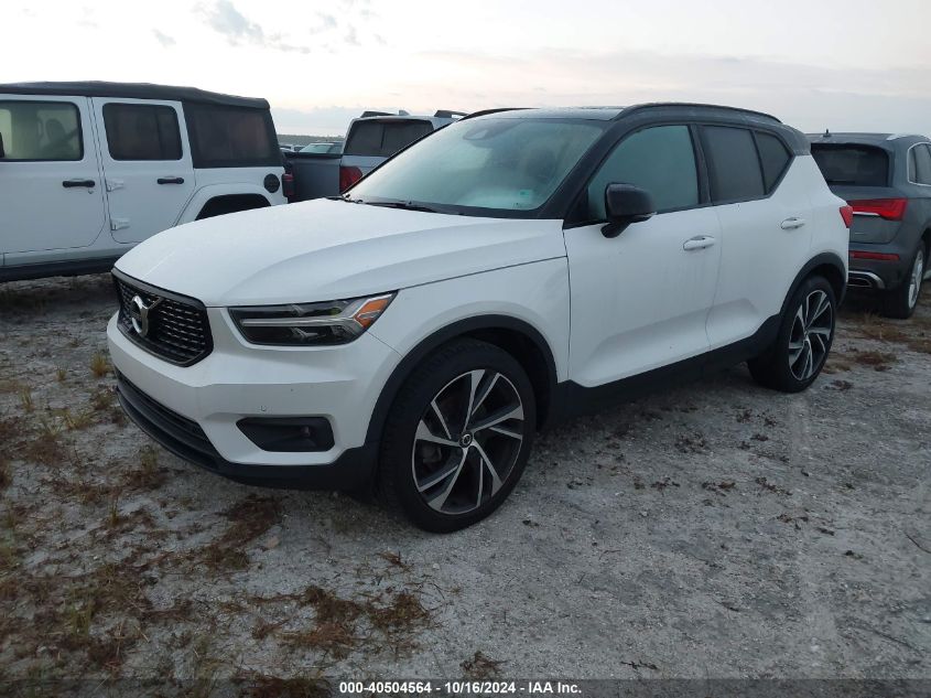 2021 Volvo Xc40 T4 R-Design VIN: YV4AC2HM0M2408262 Lot: 40504564