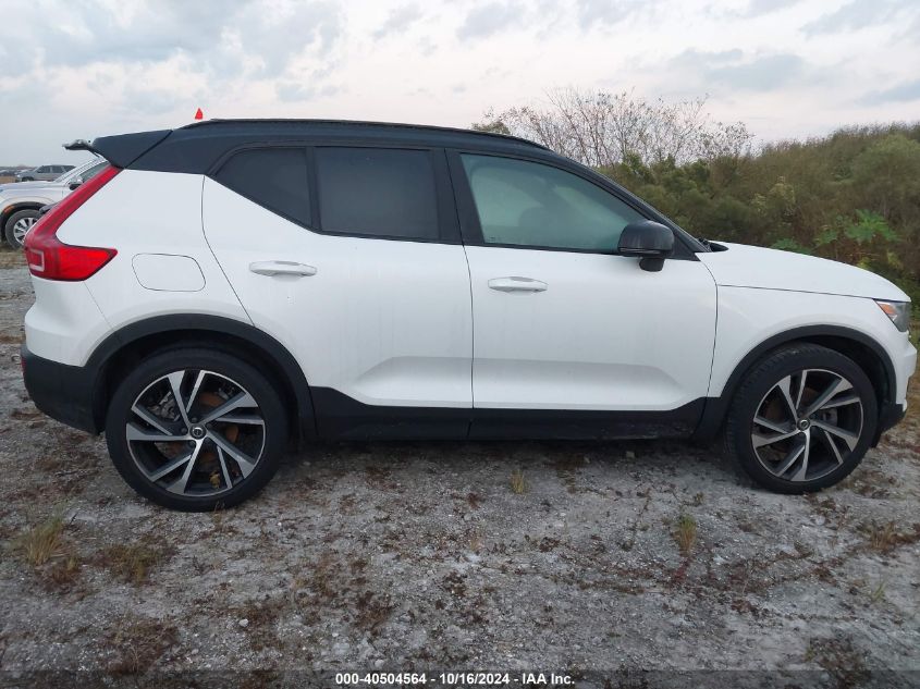 2021 Volvo Xc40 T4 R-Design VIN: YV4AC2HM0M2408262 Lot: 40504564