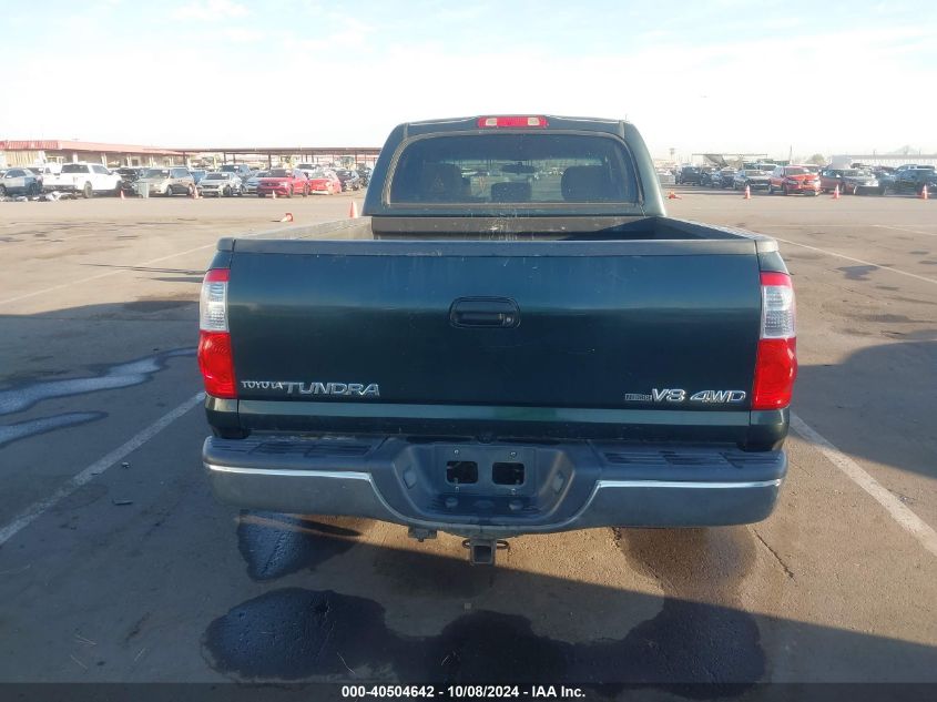 2006 Toyota Tundra Sr5 V8 VIN: 5TBDT441X6S542613 Lot: 40504642