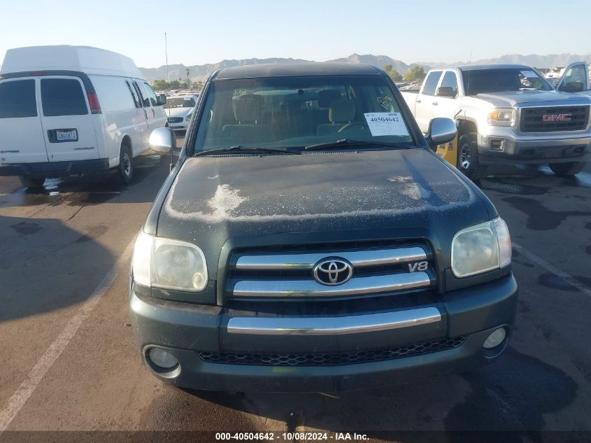 2006 Toyota Tundra Sr5 V8 VIN: 5TBDT441X6S542613 Lot: 40504642