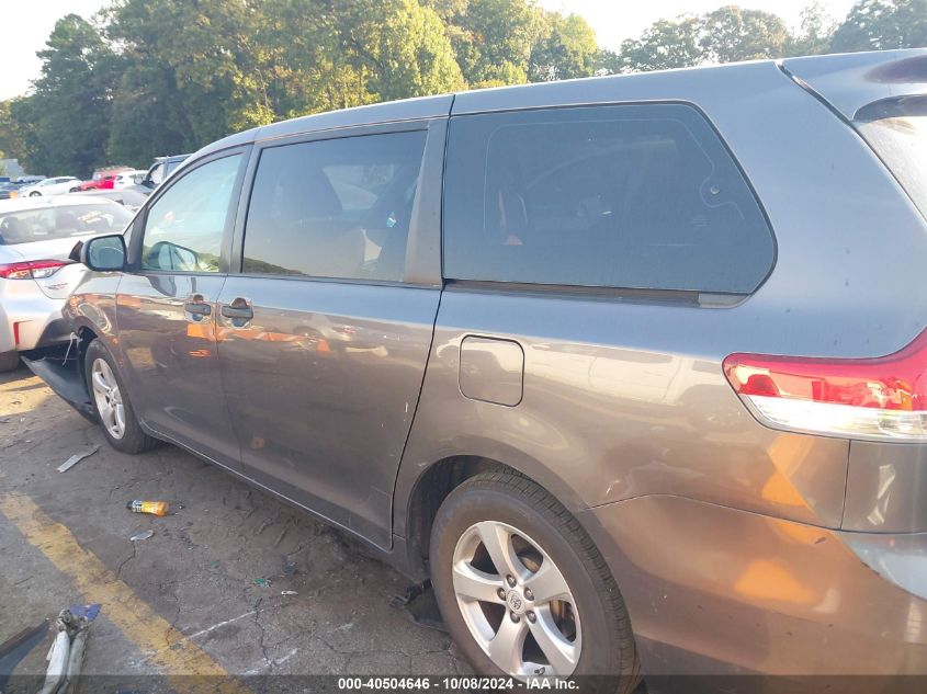 5TDZK3DC6CS184529 2012 Toyota Sienna