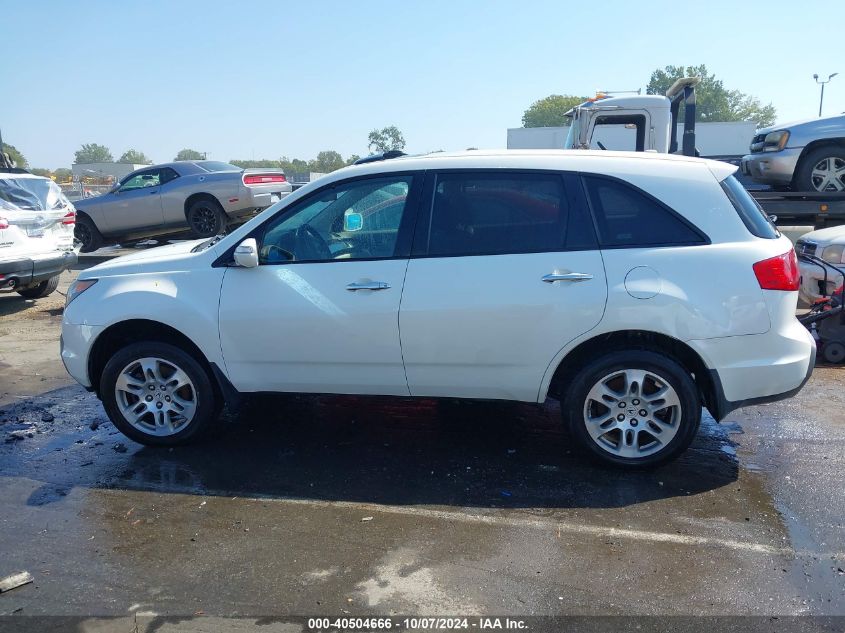 2009 Acura Mdx Technology Package VIN: 2HNYD28479H526834 Lot: 40504666