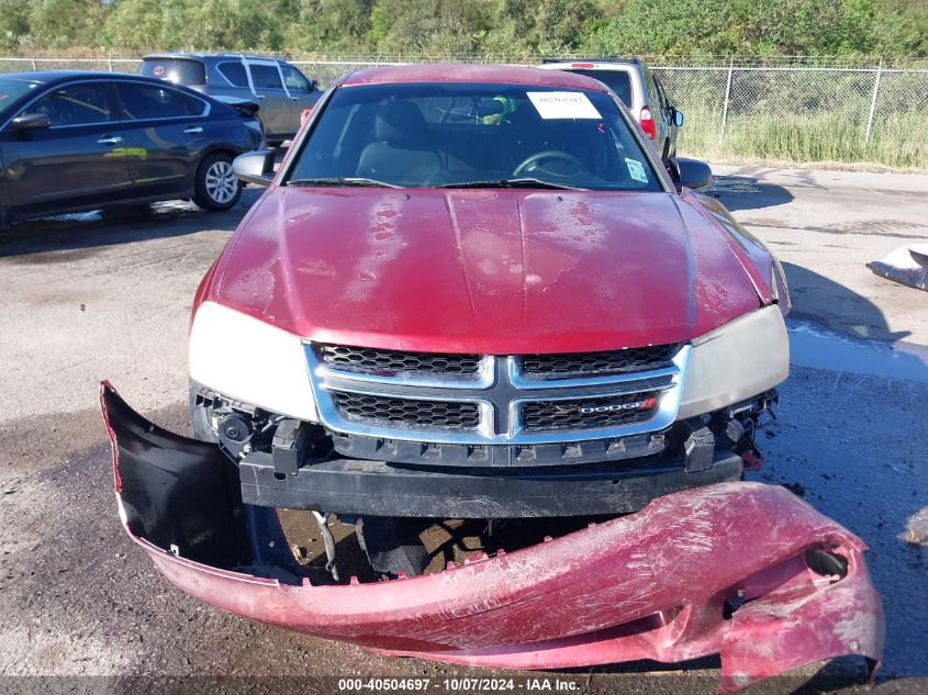 2014 Dodge Avenger Se VIN: 1C3CDZAB6EN200272 Lot: 40504697