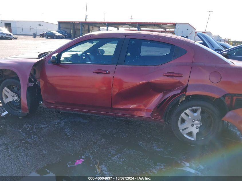 2014 Dodge Avenger Se VIN: 1C3CDZAB6EN200272 Lot: 40504697