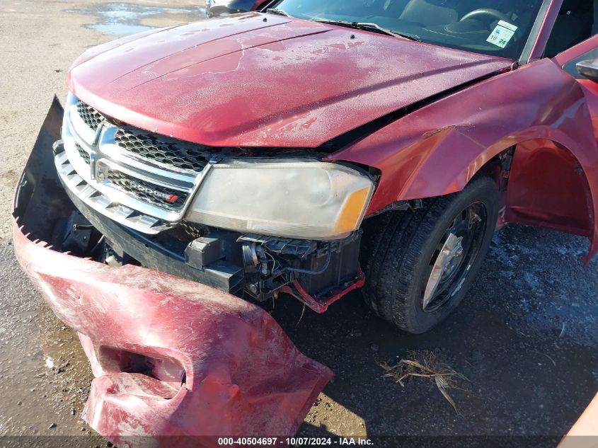 1C3CDZAB6EN200272 2014 Dodge Avenger Se