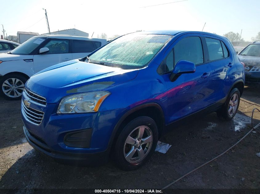 KL7CJNSB1GB758429 2016 CHEVROLET TRAX - Image 2