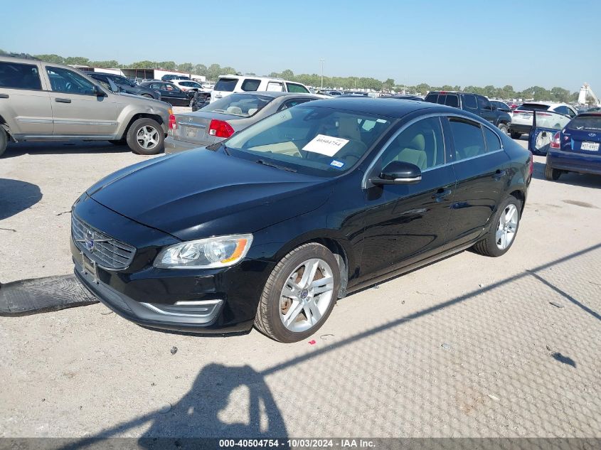 VIN YV1612FS4E1296342 2014 Volvo S60, T5 no.2