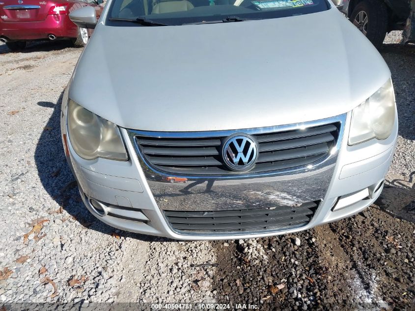 2009 Volkswagen Eos Lux VIN: WVWFA71F19V015853 Lot: 40504781