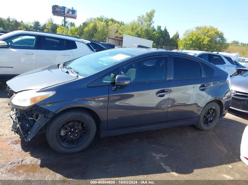 2013 Toyota Prius Three VIN: JTDKN3DU4D5576983 Lot: 40504805