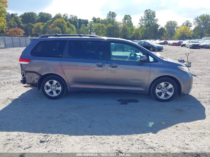 5TDKK3DC7CS194696 2012 Toyota Sienna Le V6 8 Passenger