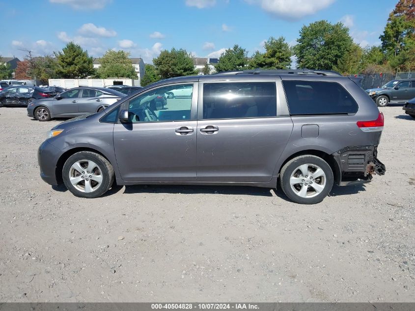 5TDKK3DC7CS194696 2012 Toyota Sienna Le V6 8 Passenger