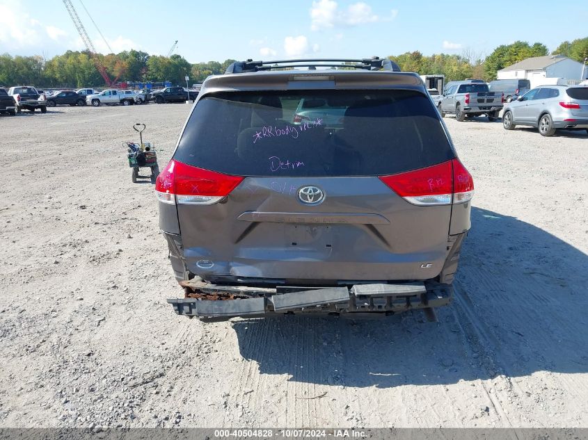 5TDKK3DC7CS194696 2012 Toyota Sienna Le V6 8 Passenger