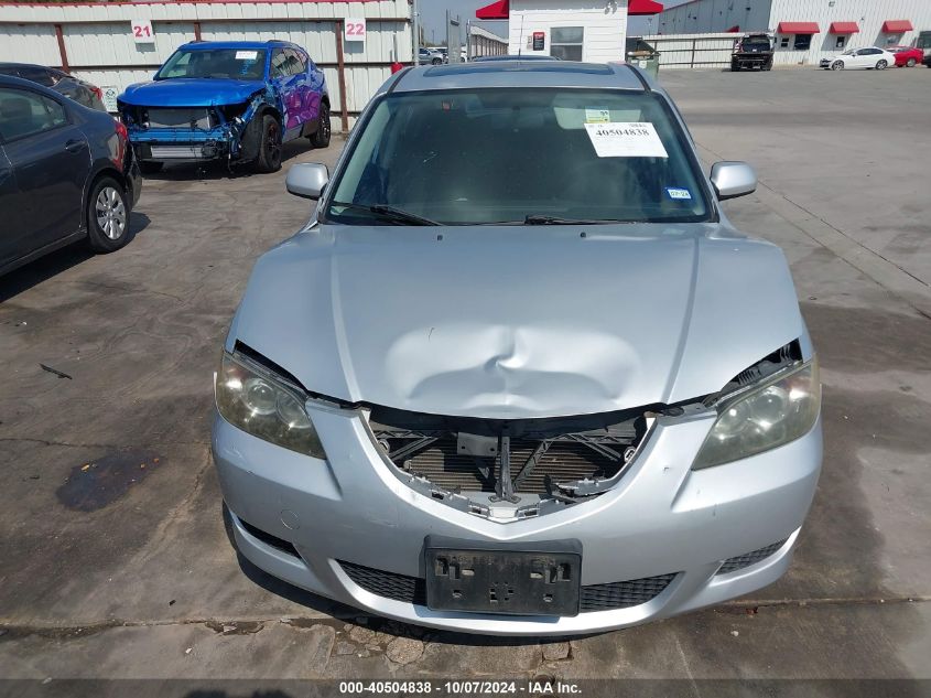 2006 Mazda Mazda3 I VIN: JM1BK32F961468575 Lot: 40504838